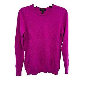 Charter Club Luxury Cashmere Sweater Jumper Purple Pullover Size Medium A000028